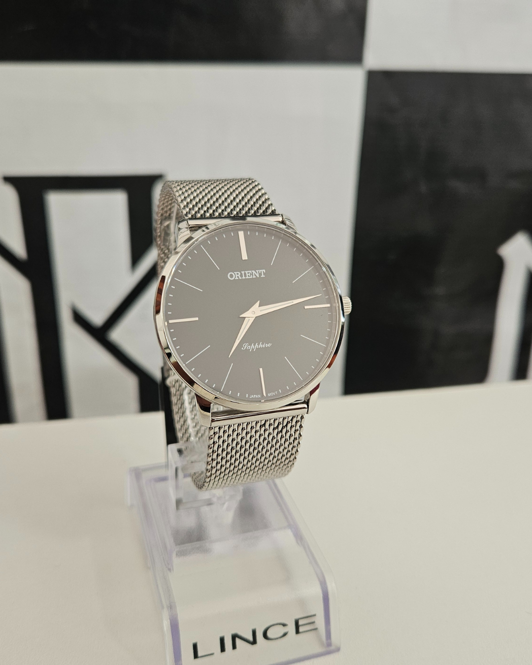 o Relógio Orient Masculino Slim Safira