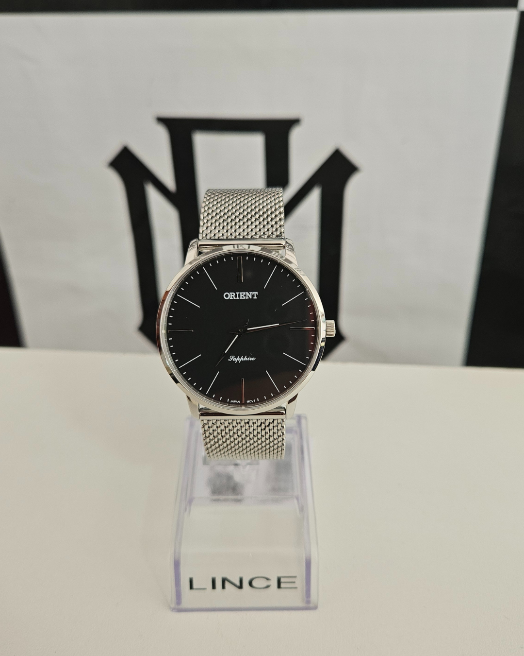 o Relógio Orient Masculino Slim Safira