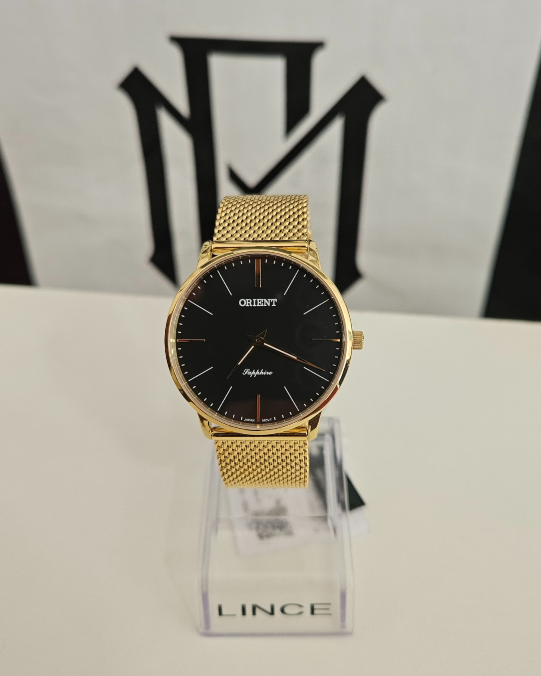 o Relógio Orient Masculino Slim Safira