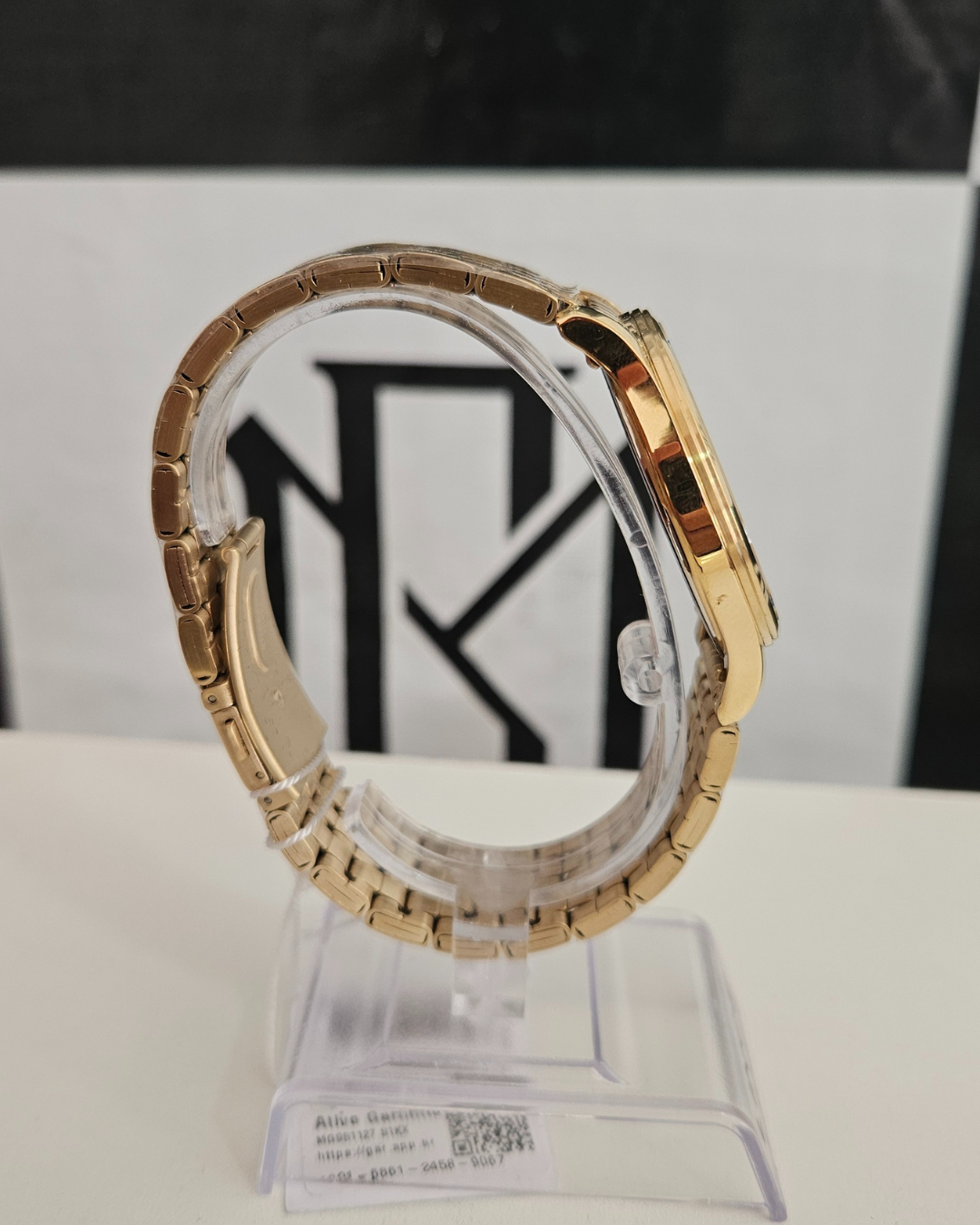 elógio Orient Masculino Eternal Dourado