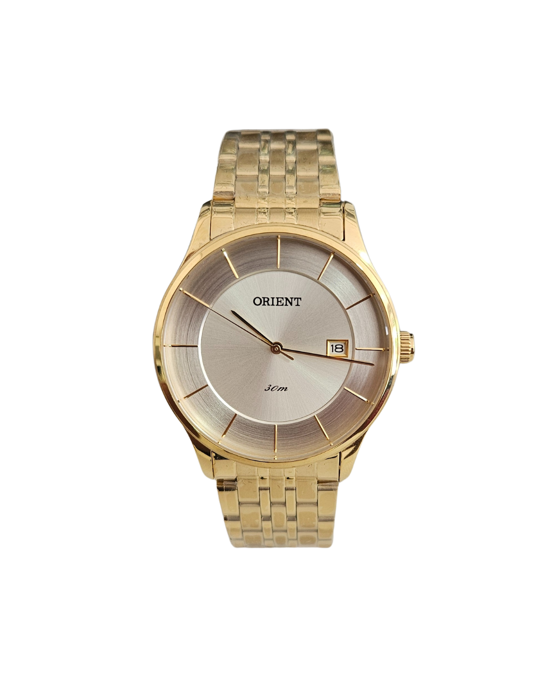 elógio Orient Masculino Eternal Dourado