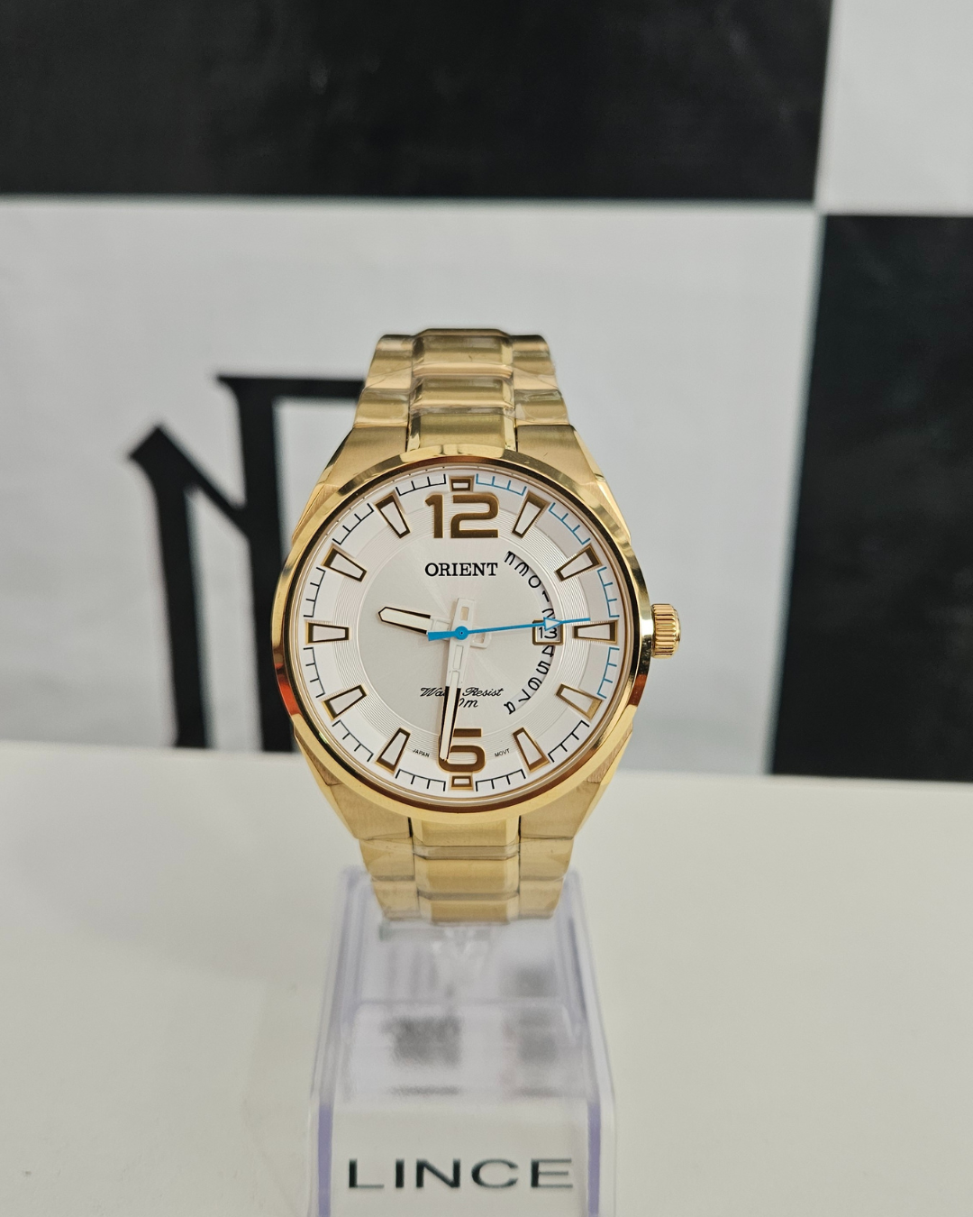 Relógio Masculino Orient Analógico Dourado