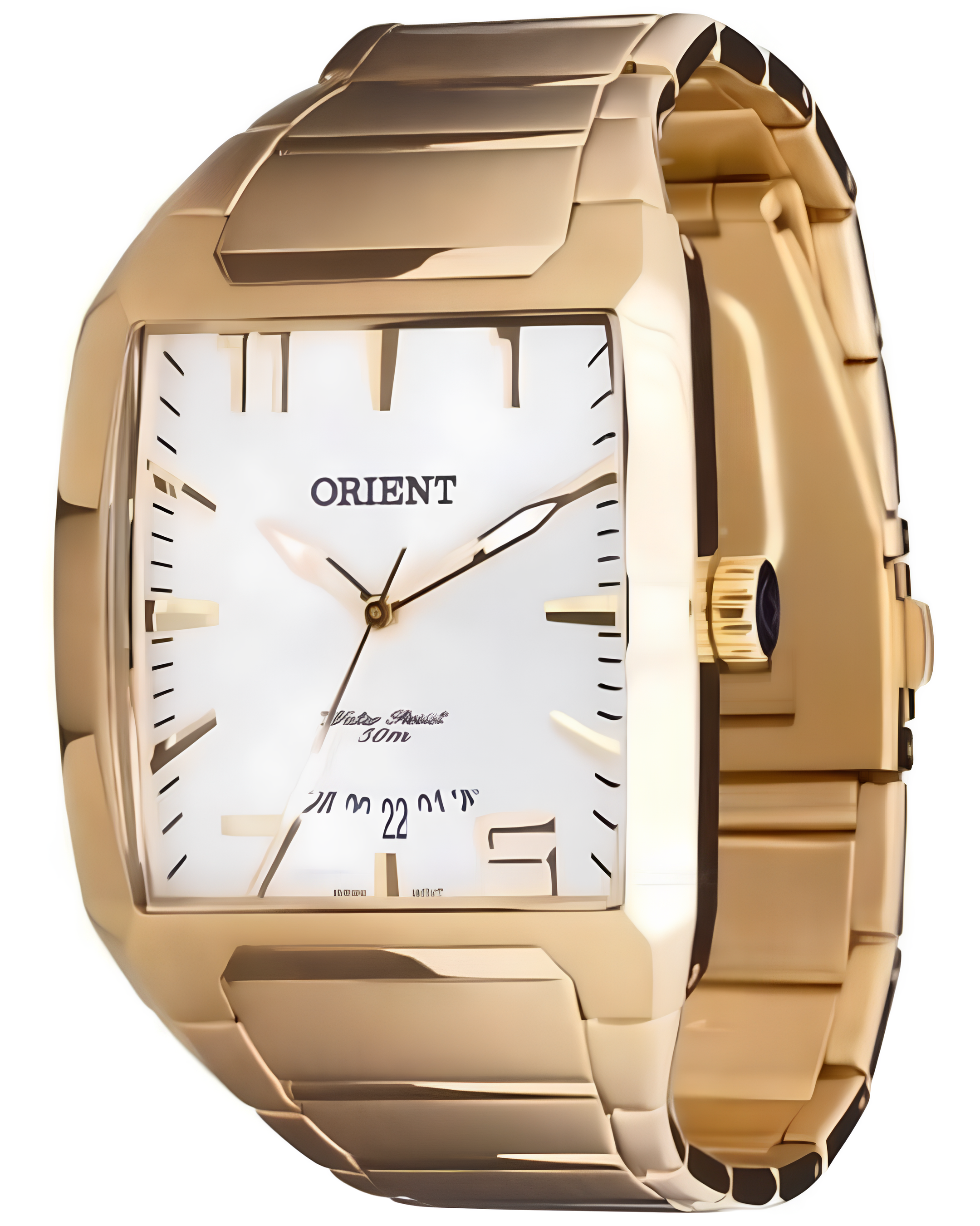 Relogio Dourado Quadrado Orient Masculino