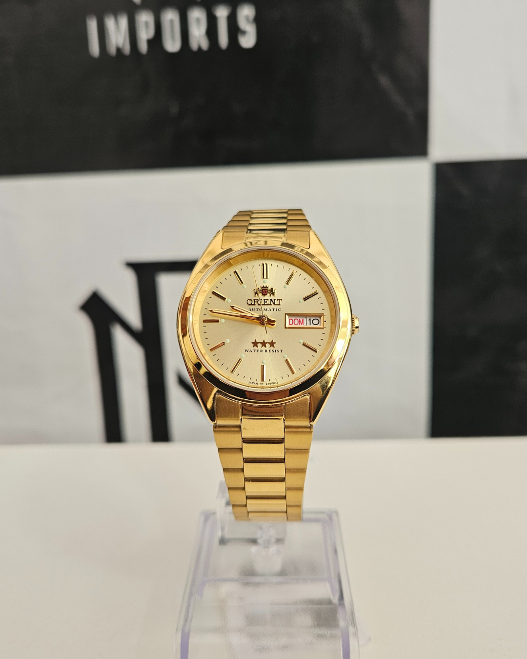 Relógio Orient Masculino Ref: 469wc2nh C1kx Automático Dourado