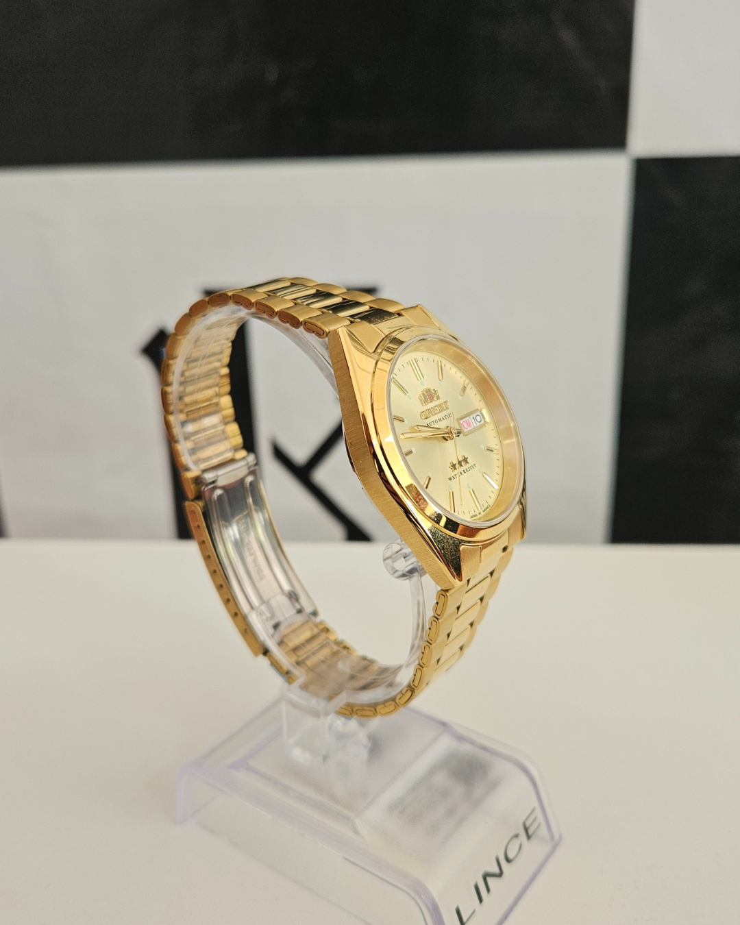 Relógio Orient Masculino Ref: 469wc2nh C1kx Automático Dourado