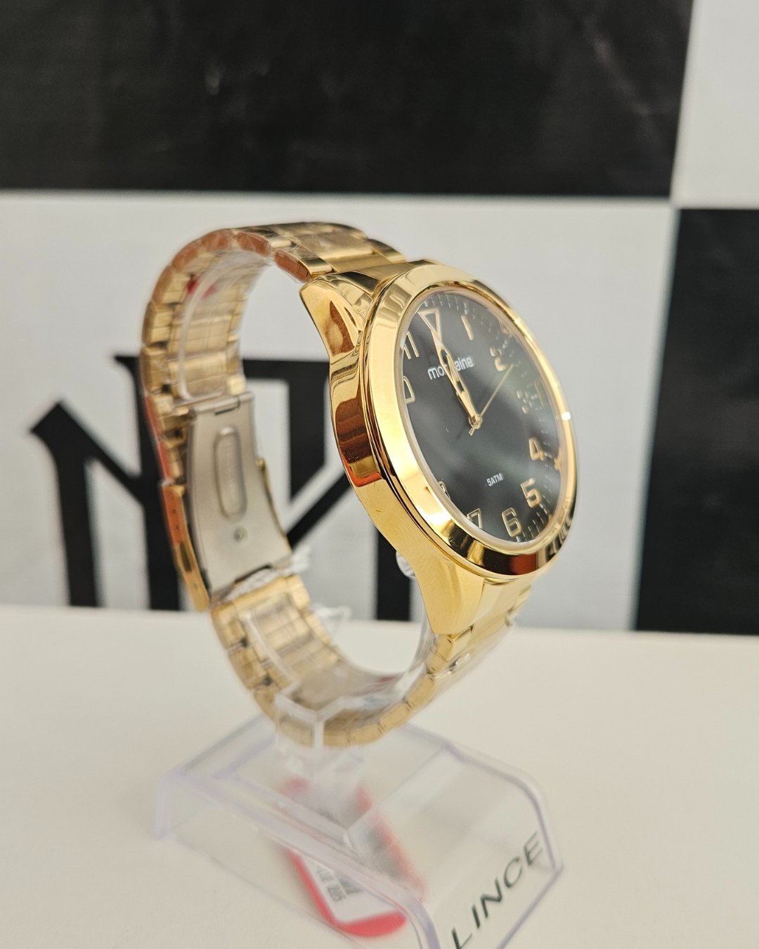 Relógio Masculino Mondaine Dourado 32605GPMVDE1