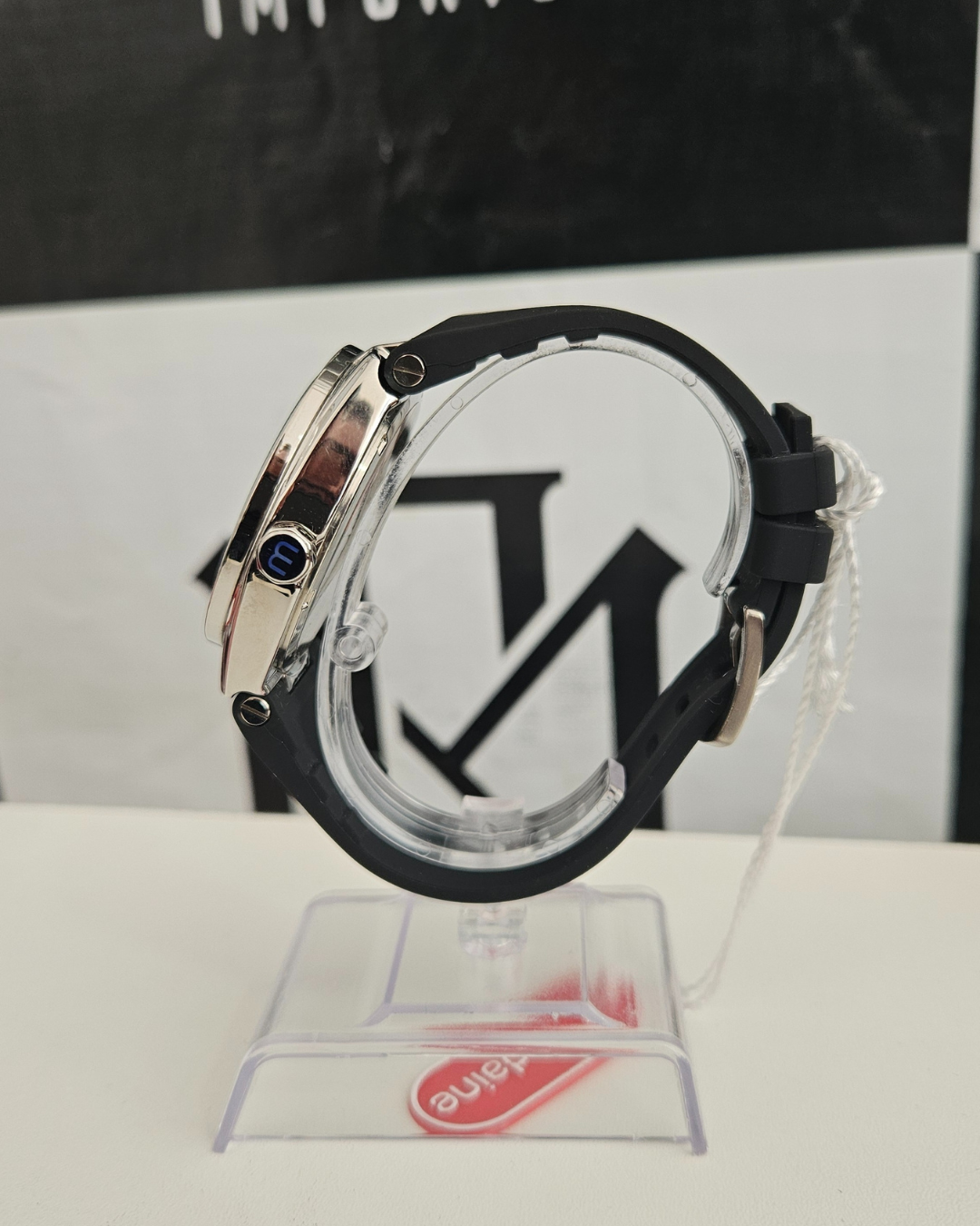 Relógio Mondaine Masculino Analógico Prateado e Preto 5ATM 32856G0MVNI2