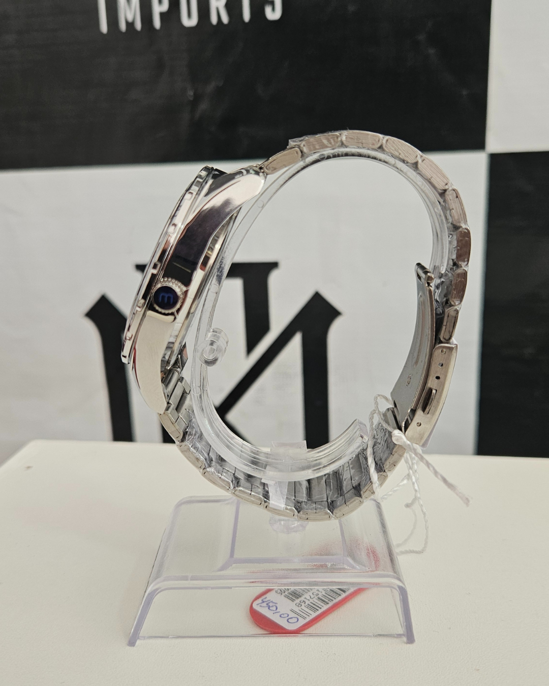 Relógio MONDAINE masculino prata analógico 53521G0MVNE1