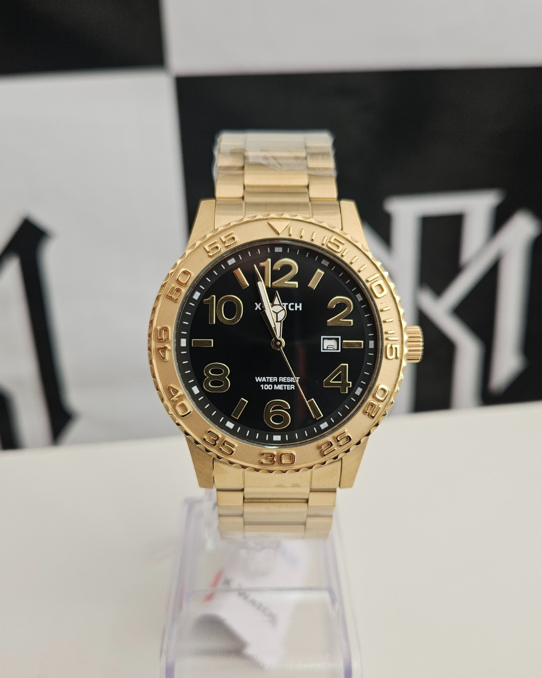 Relógio X-Watch Masculino Ref: Xmgs1044 P2kx Casual Dourado Dourado