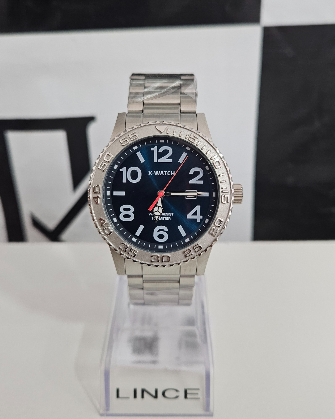 Relógio X-Watch Masculino Mostrador Azul