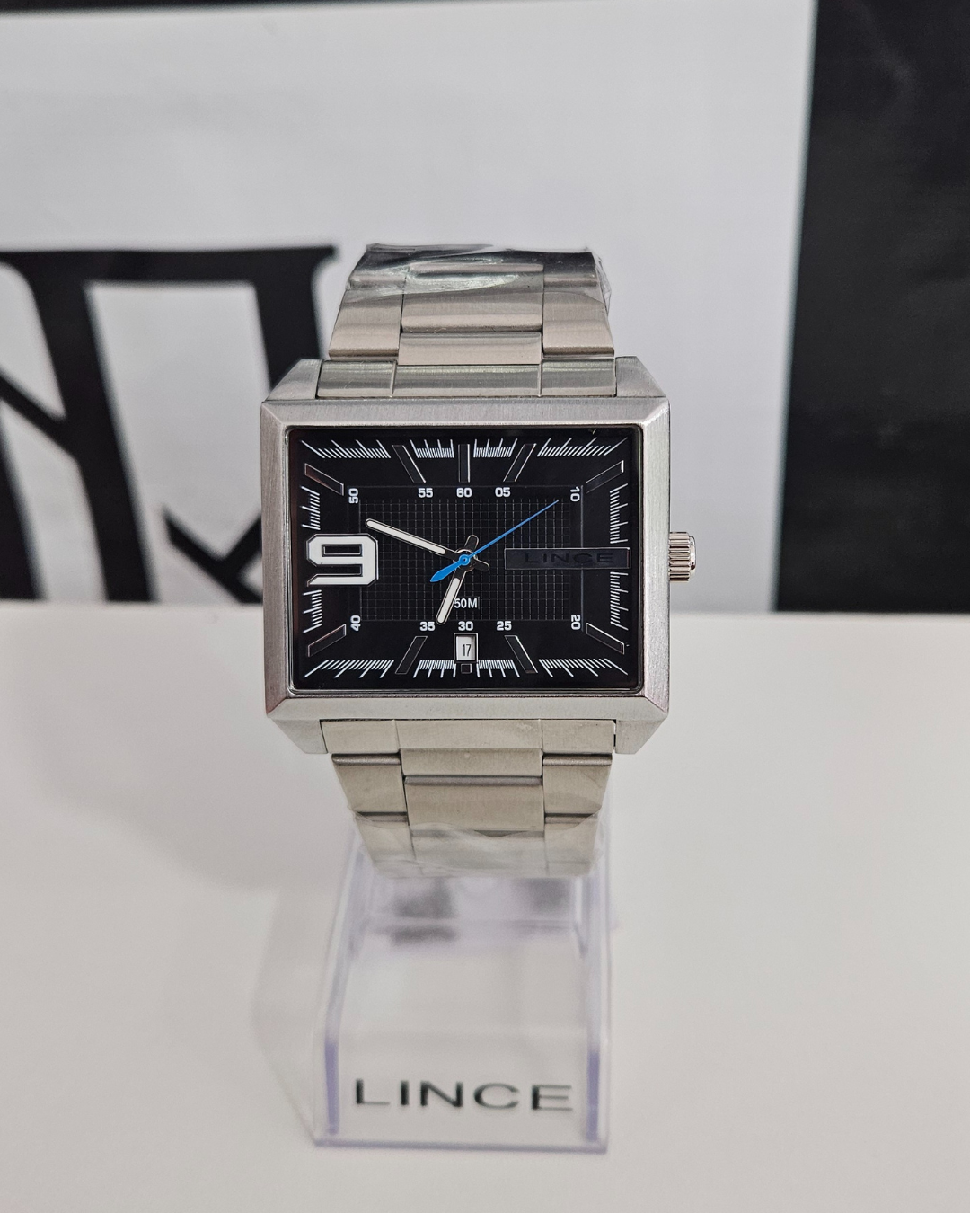 Relógio Lince Masculino Mqm4752L46 P2Sx Retangular