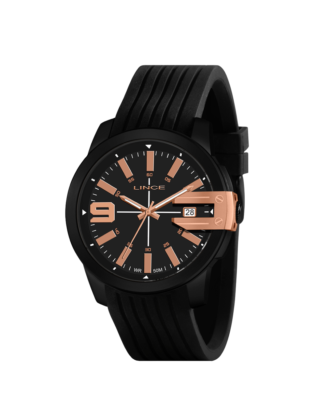 RELOGIO MASCULINO ANALOGICO MRP4709L PRETO