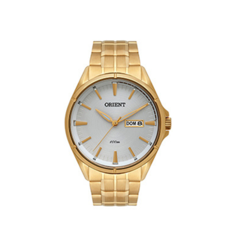 Relógio Orient Masculino Quartz Dourado 44mm