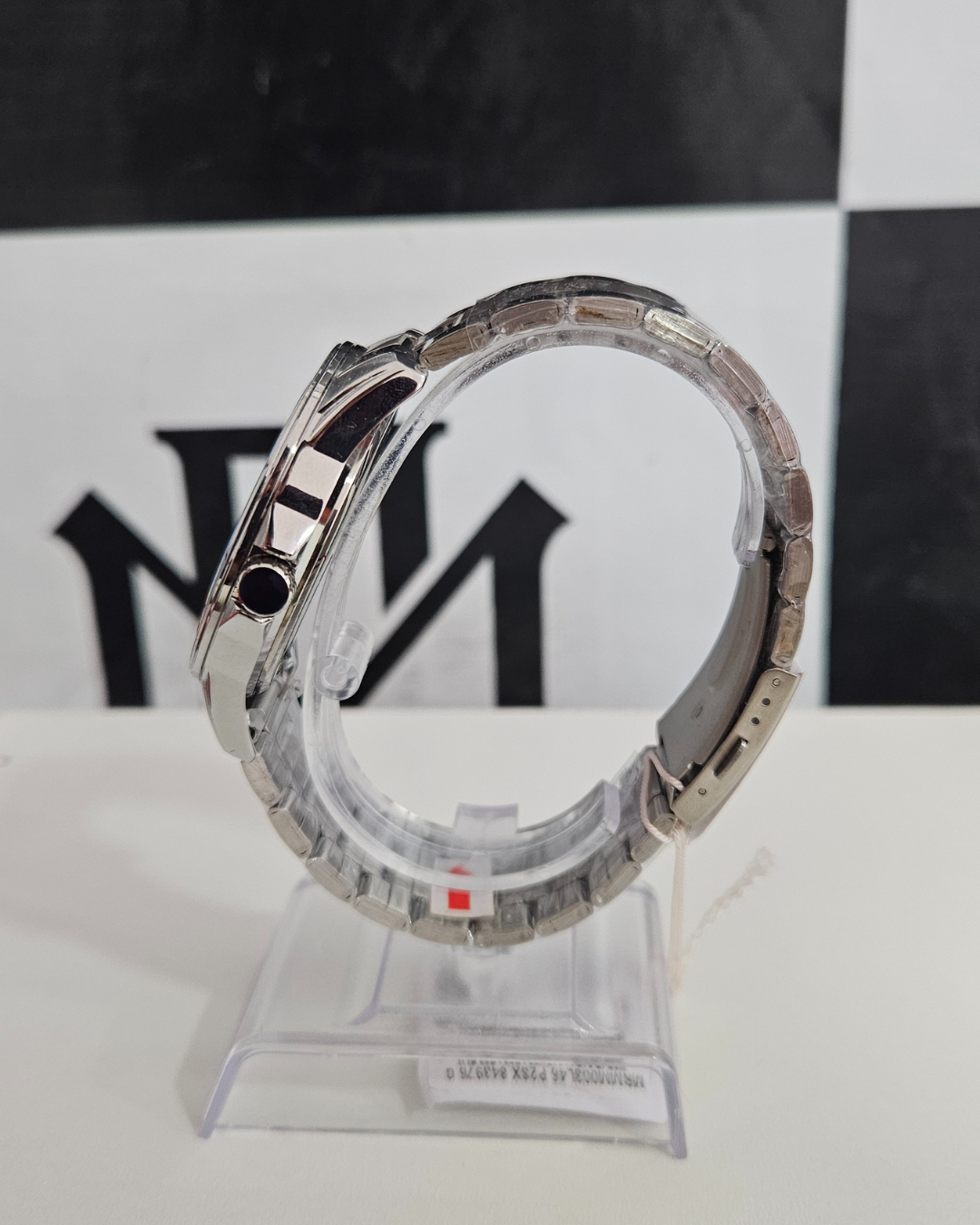 Relogio Lince Masculino Prateado Preto Mrmm003l