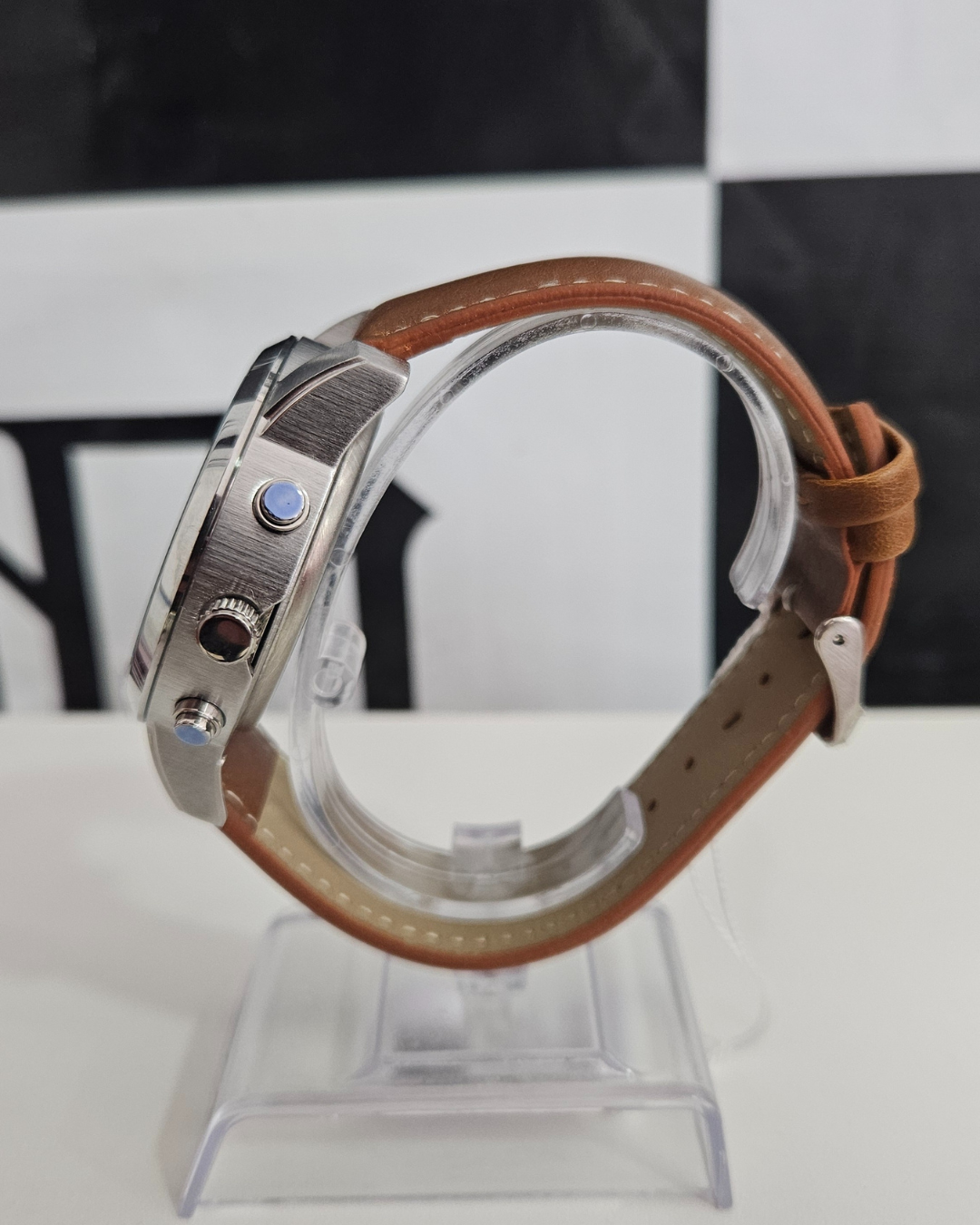 Relogio Lince Masculino Anadigi Pulseira Couro Mac4489L D1Mb